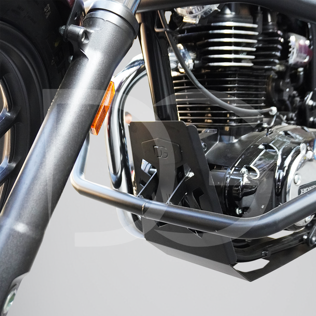 Honda Hness 350 bash plate powder coated DG Pro