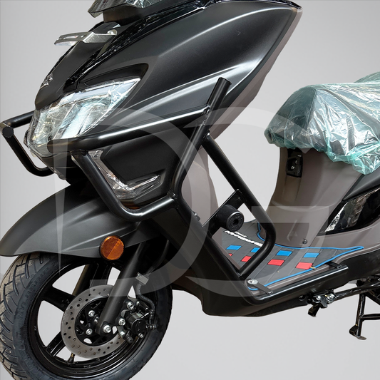 Suzuki Burgman Street crash guard black powder coated DG Pro