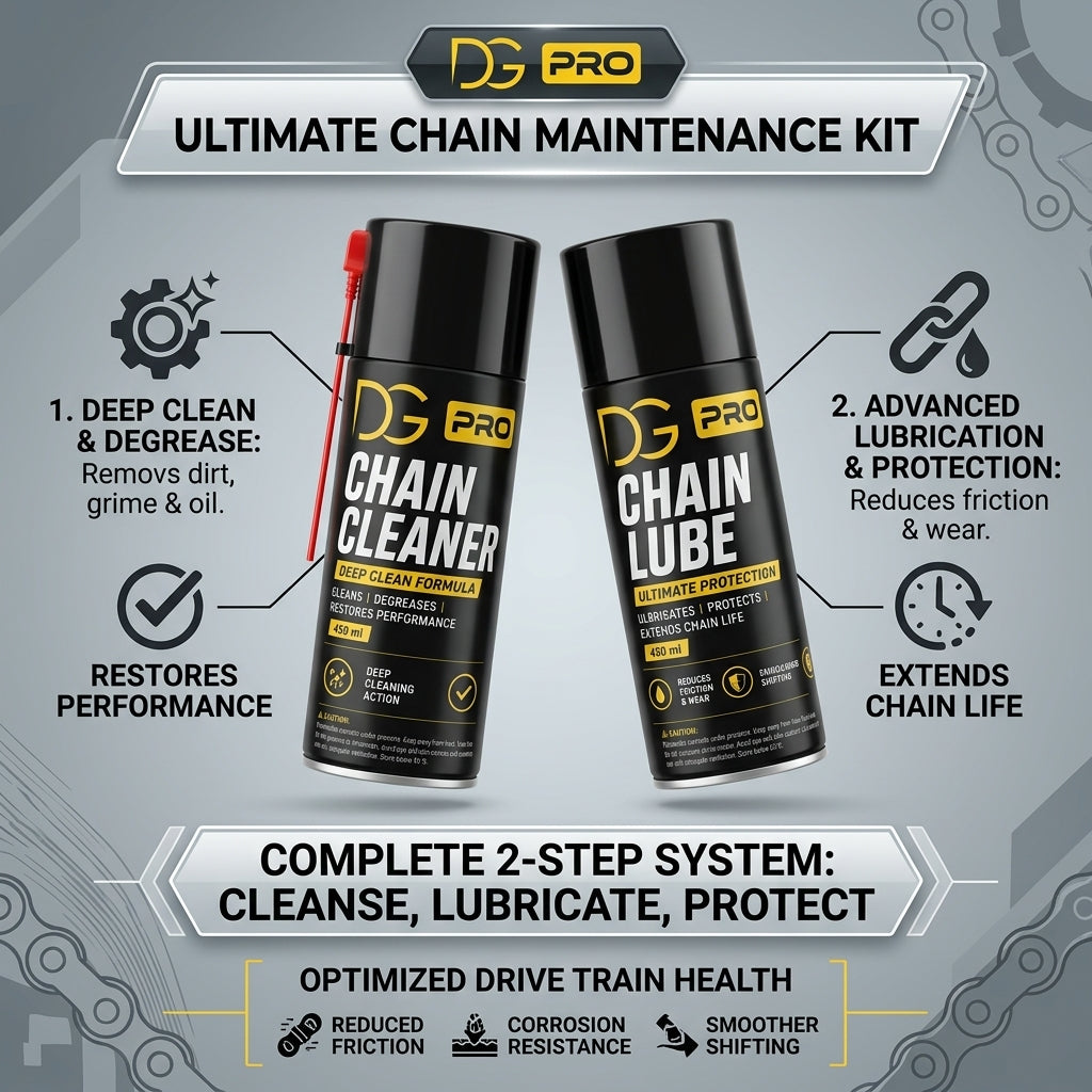 DG Pro Chain Lube + Chain Cleaner Combo