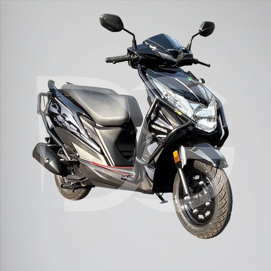 Honda Dio 110 crash guard black powder coated DG Pro