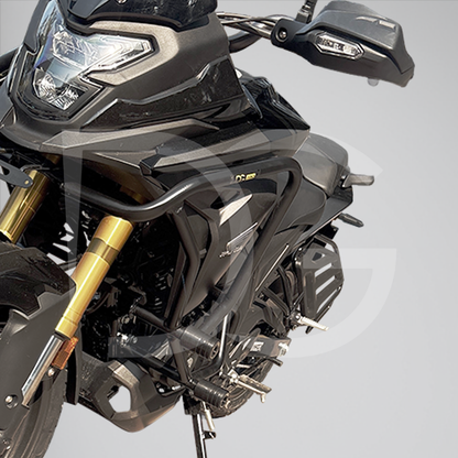 Honda NX 200 crash guard black powder coated DG Pro