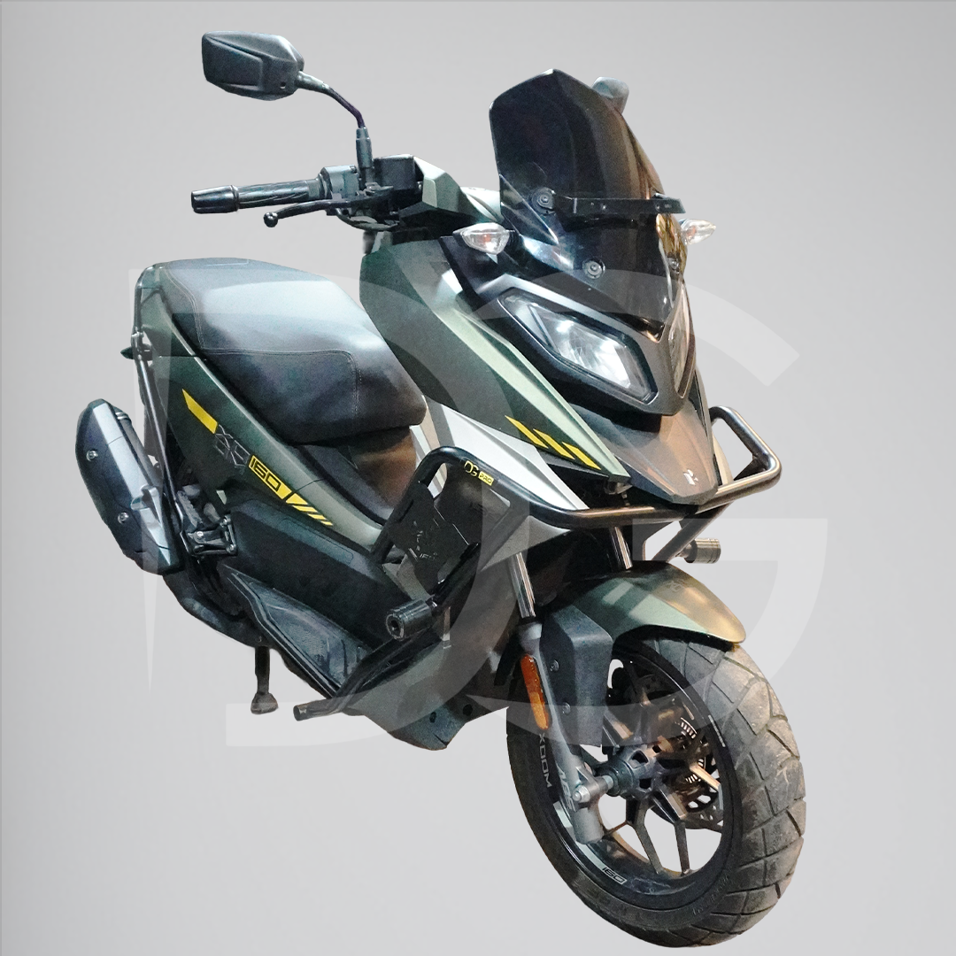 Hero Xoom 160 crash guard black powder coated DG Pro