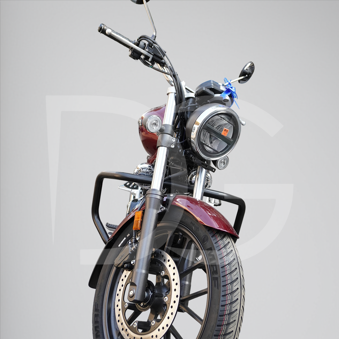 Honda Hness 350 diamond crash guard matte black DG Pro
