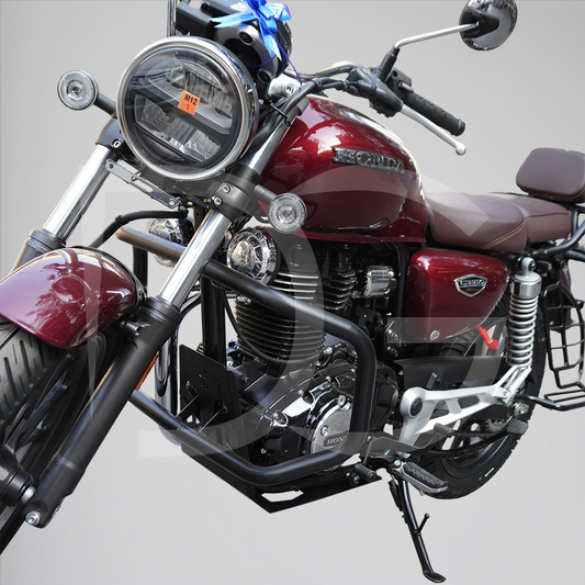 Honda Hness 350 diamond crash guard matte black DG Pro